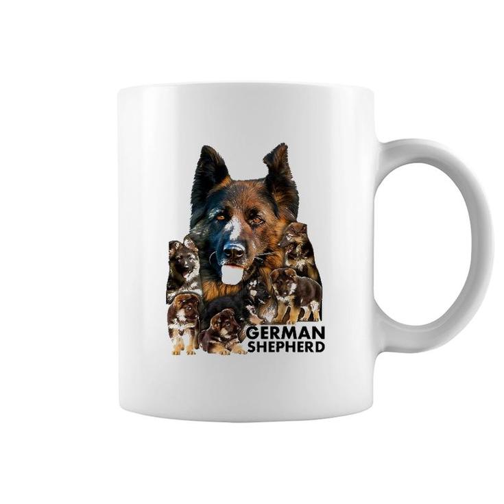 German Shepherd Family Dogs Tee  Gifts Coffee Mug