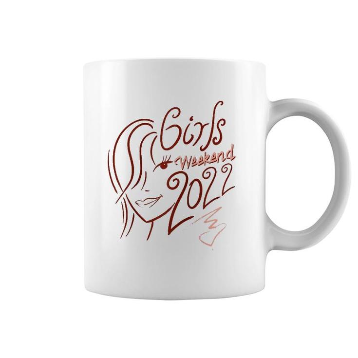 Girls Weekend 2022 Cute Traveling Lovers Funny Party Gift  Coffee Mug