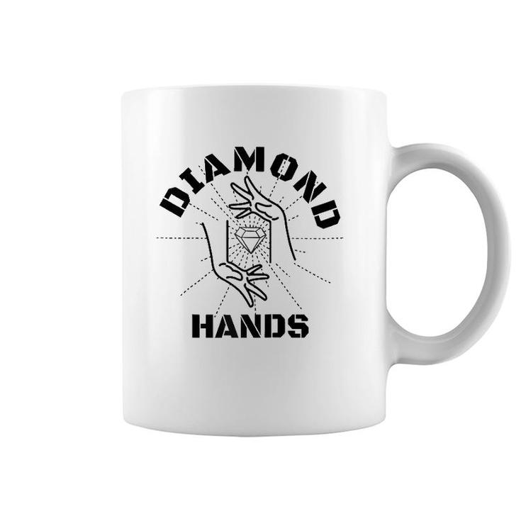 Gme Diamond Hands Autist Stonk Market Tendie Stock Raglan Baseball Tee Coffee Mug