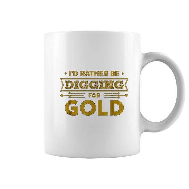 Gold Miner Digger Prospecting Treasure Coffee Mug