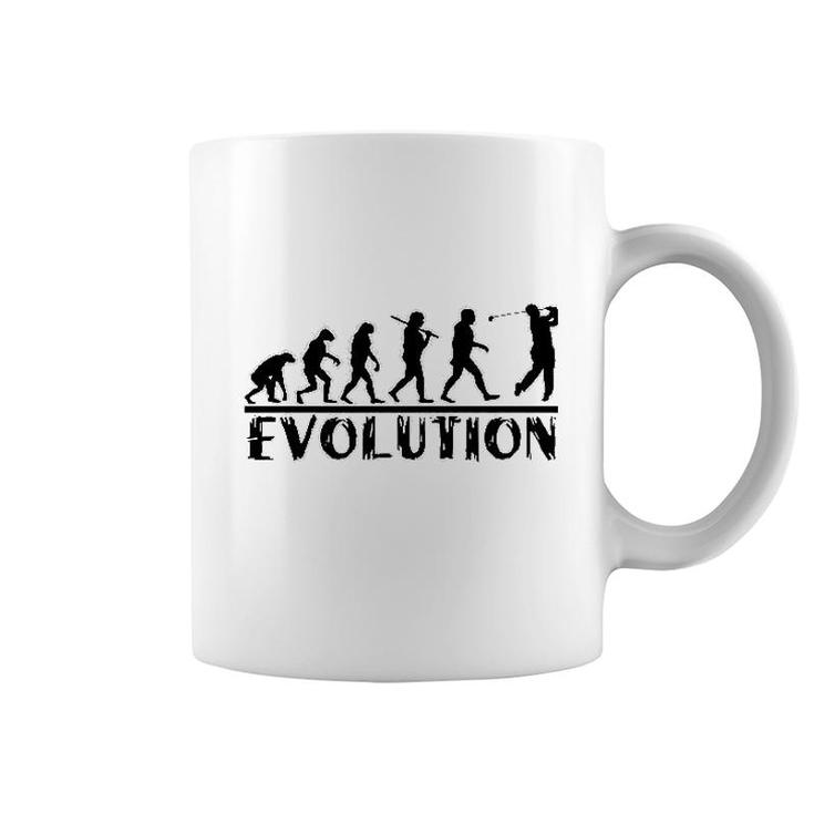 Golf Evolution Funny Coffee Mug