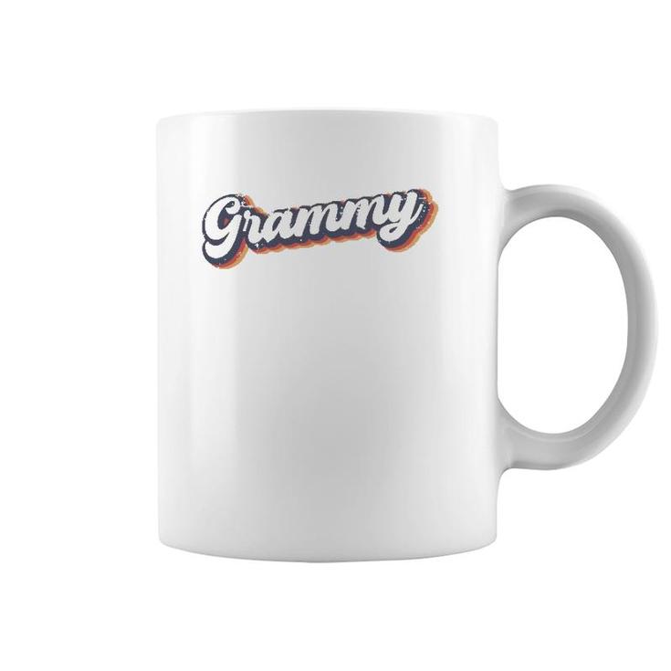 Grammy Vintage Rainbow Grandmommy Family Coffee Mug