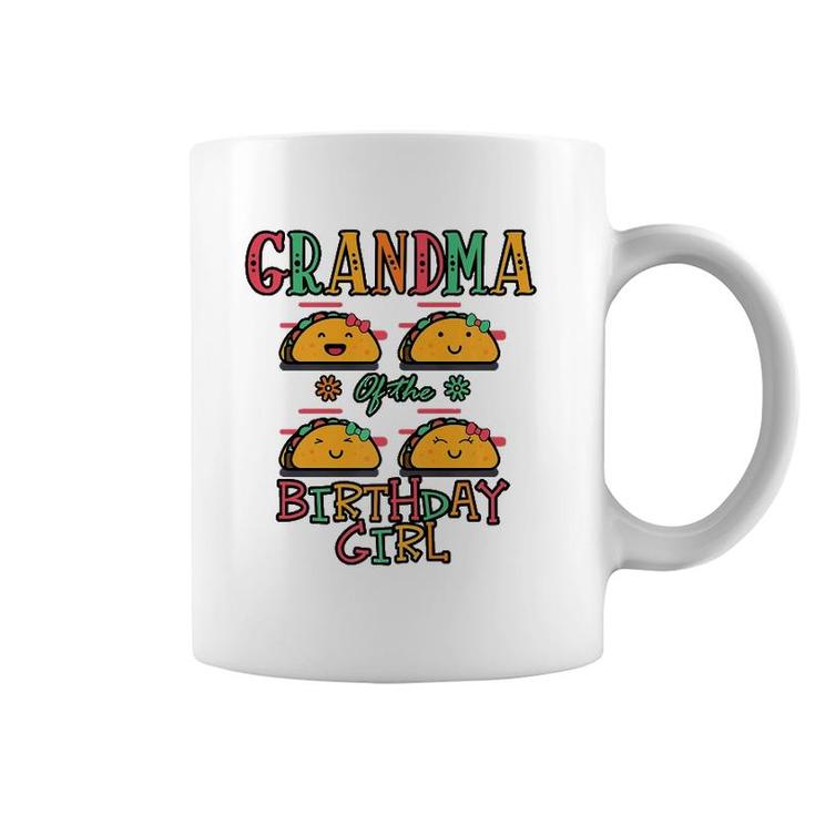 Grandma Of The Birthday Girl Taco Theme Matching Family  Coffee Mug