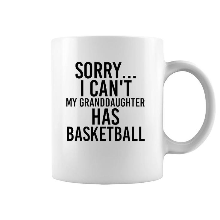 Grandpa Grandma My Granddaughter Has Basketball Coffee Mug