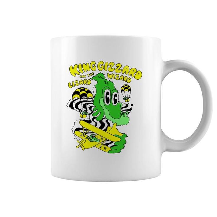 Graphic King Funny Gizzard The Lizard Arts Wizard Costume Coffee Mug