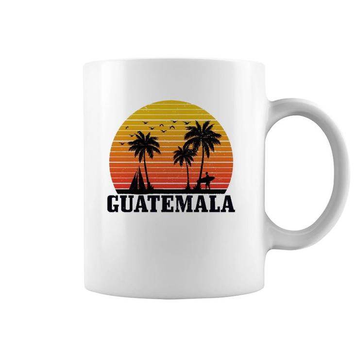 Guatemala Surfer Vintage Surf Surfing Guatemalan Souvenir  Coffee Mug