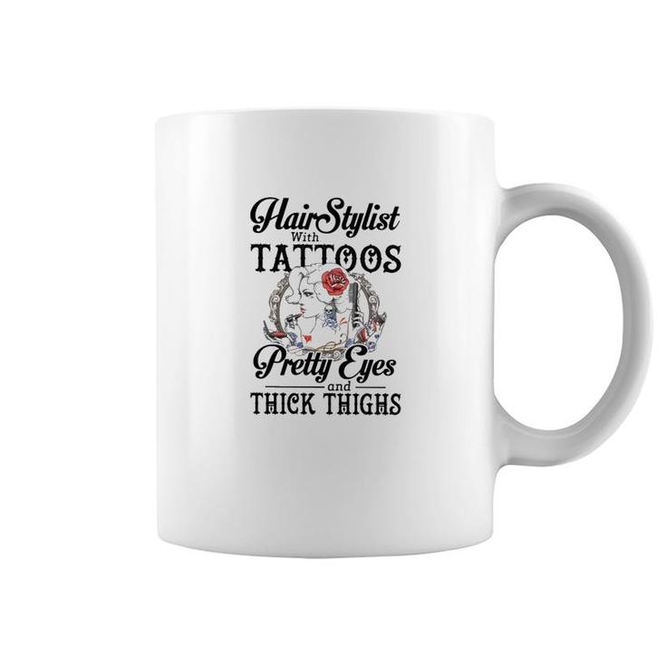 Hairstylist With Tattoos Coffee Mug