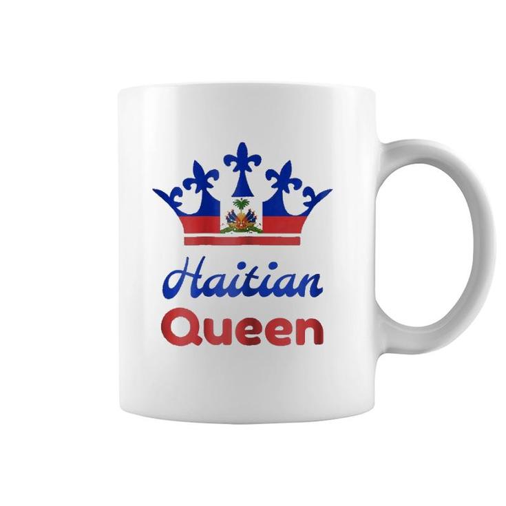 Haitian Queen Womens'  Perfect Haiti Crown Flag Gift Coffee Mug