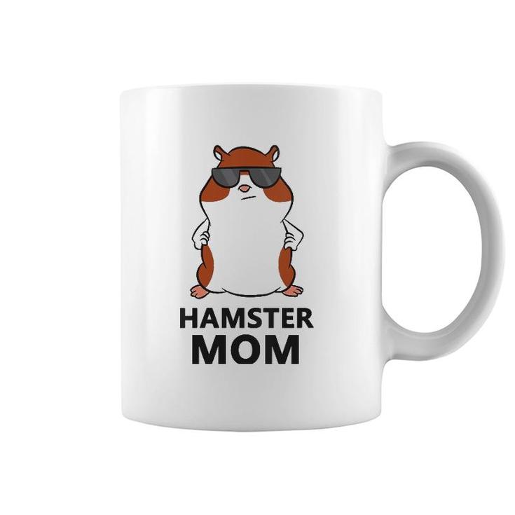 Hamster Mom Funny Hamster Mama V-Neck Coffee Mug