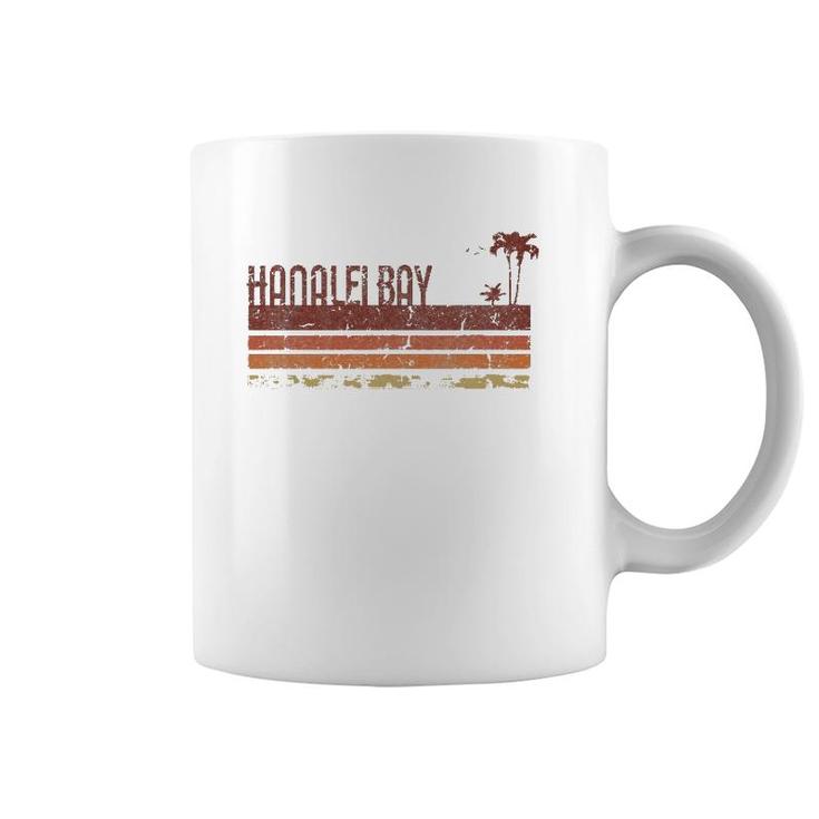 Hanalei Bay Hawaii Vintage 70S 80S Vacation Coffee Mug