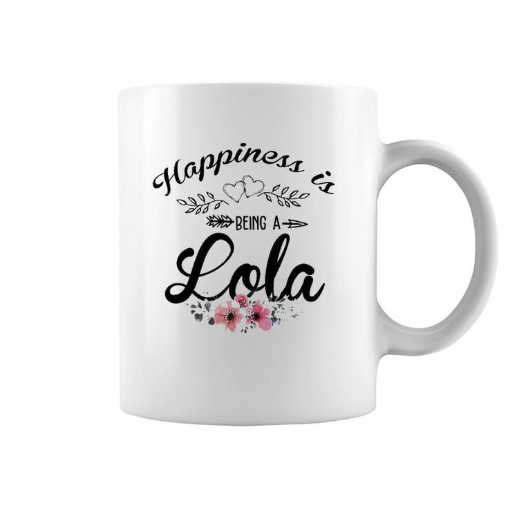 Happiness Is Being A Lola Est Nonna Mother's Day Coffee Mug