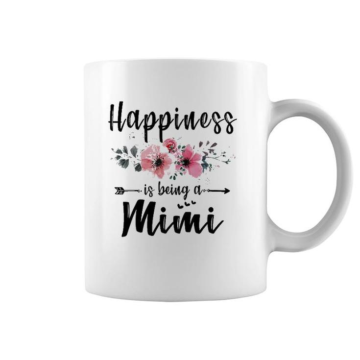 Happiness Is Being A Mimi  Mother's Day Gift Coffee Mug