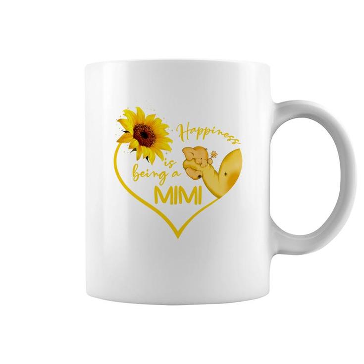 Happiness Is Being A Mimi Sunflower Coffee Mug