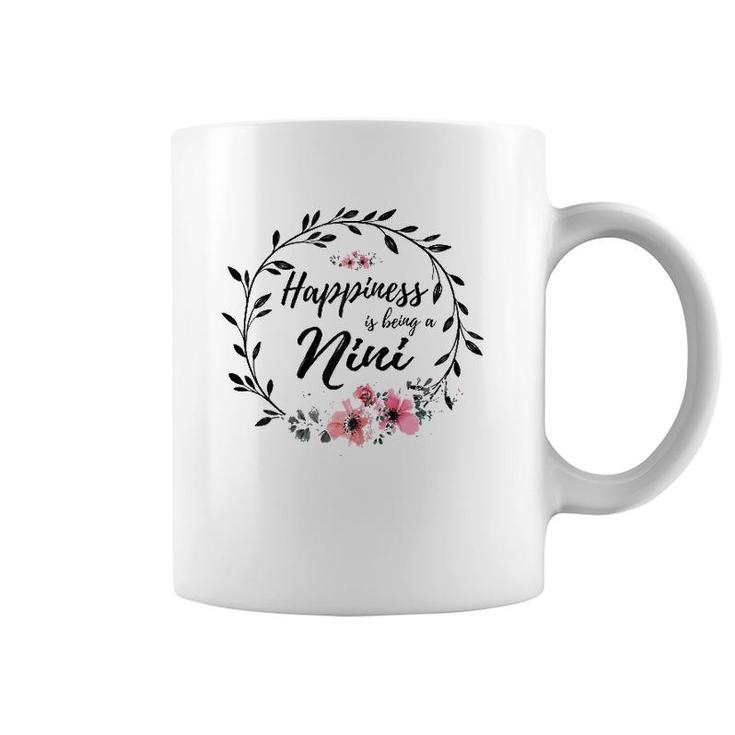 Happiness Is Being A Nini Mother's Day Coffee Mug