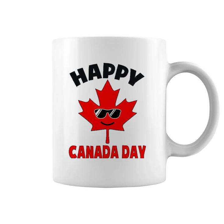 Happy Canada Day Funny Maple Leaf Canada Day Kids Toddler Coffee Mug