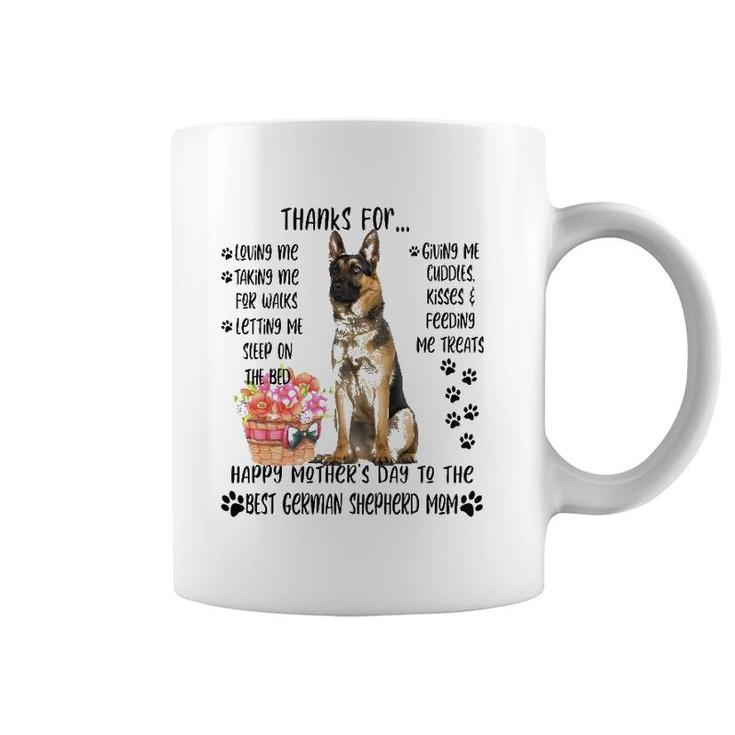 Happy Mother's Day 2021 German Shepherd Mom Dog Lover Coffee Mug