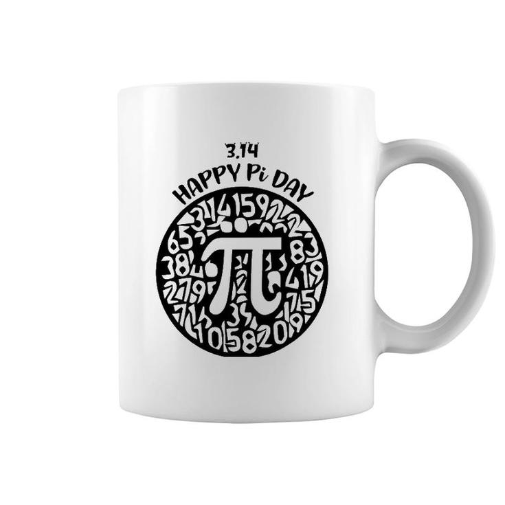 Happy Pi Day Mathematics Math Teacher Pi 314 Pi Day & Math Coffee Mug