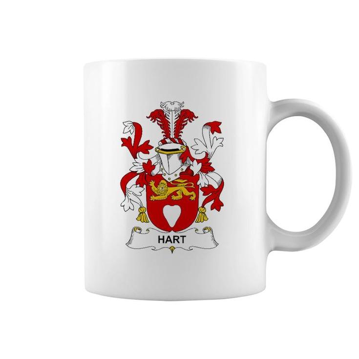 Hart Coat Of Arms - Family Crest Coffee Mug