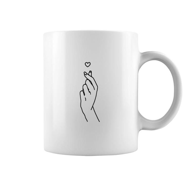 Heart Hand Sign Coffee Mug