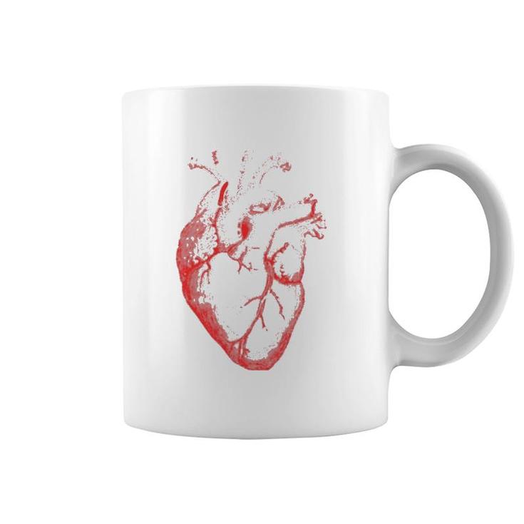 Hearts Design Anatomical Heart Fine Arts Graphical Novelty Coffee Mug