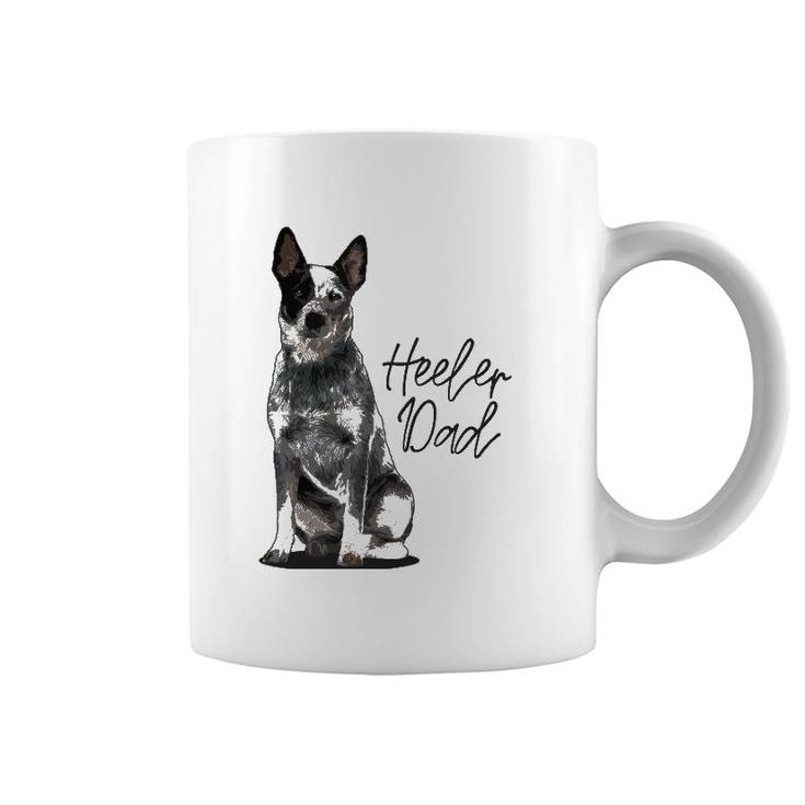 Heeler Dad I Australian Cattle Dog I Domestic Family Animal Coffee Mug