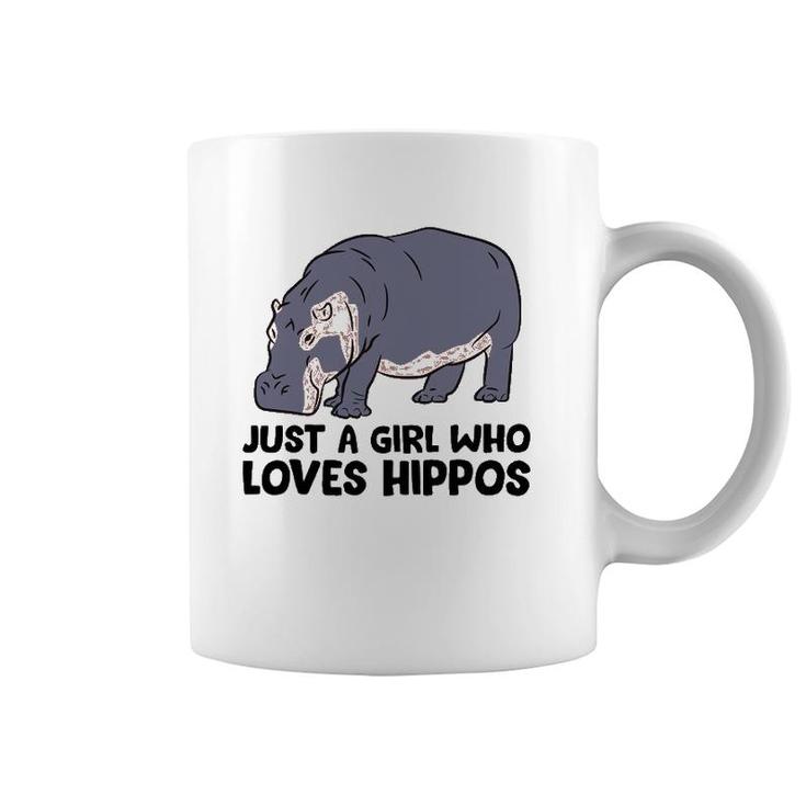 Hippo Girl Just A Girl Who Loves Hippos Coffee Mug
