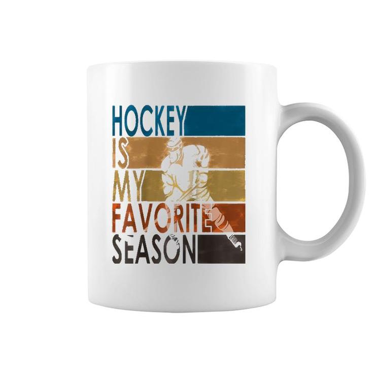 Hockey Is My Favorite Season Gamer Mode Cool Raglan Baseball Tee Coffee Mug