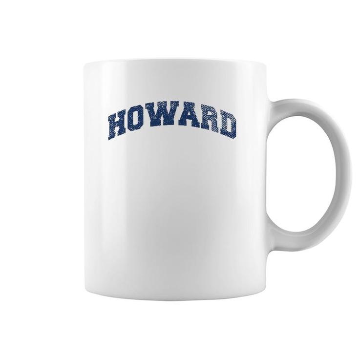 Howard Varsity Style Vintage Grey Coffee Mug