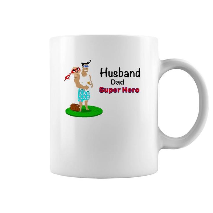 Husband Dad Super Hero Coffee Mug