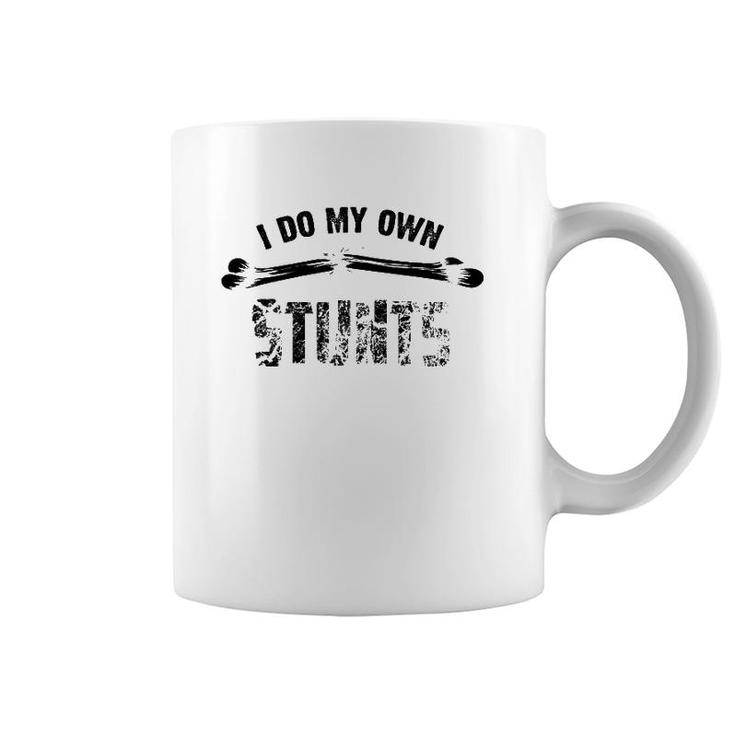 I Do My Own Stunts  Cute Proud Handicapped Tee Gift Coffee Mug