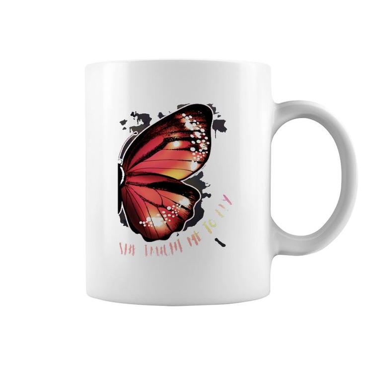 I Gave Her Wings She Taught Me To Fly Friend Couple  Coffee Mug