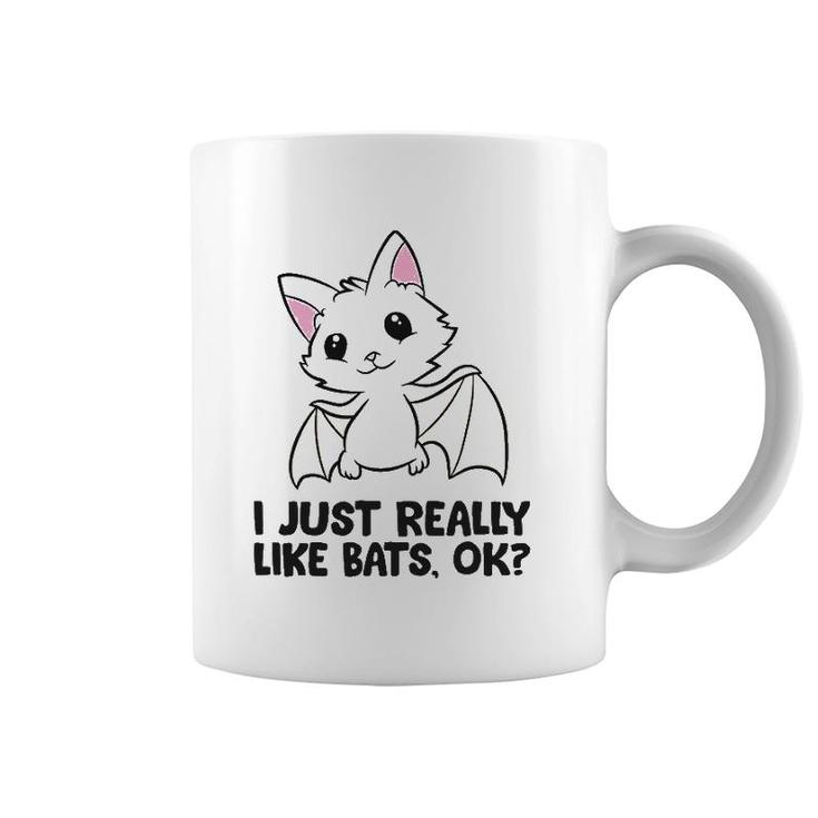 I Just Really Like Bats Ok Coffee Mug