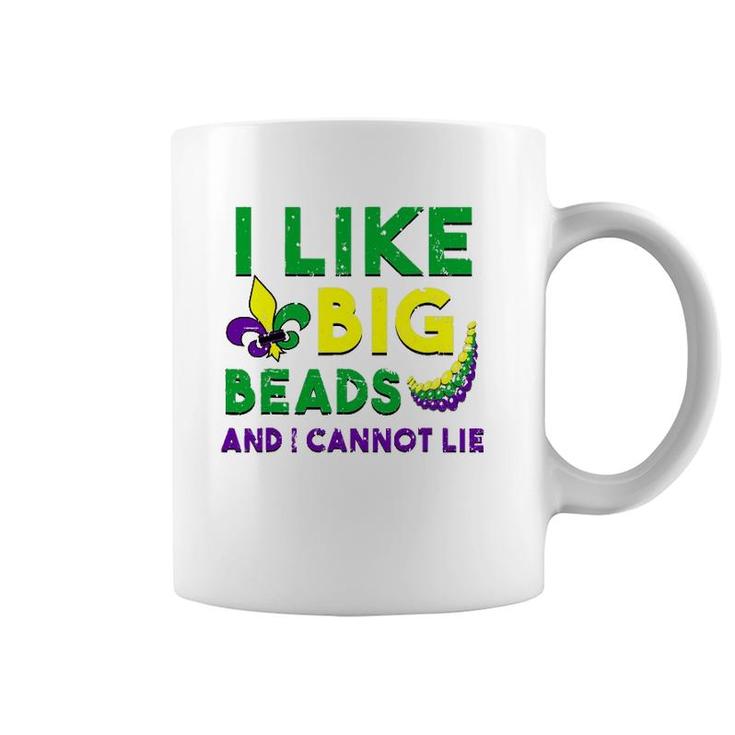 I Like Big Beads And I Cannot Lie T Mardi Gras Drinking Coffee Mug