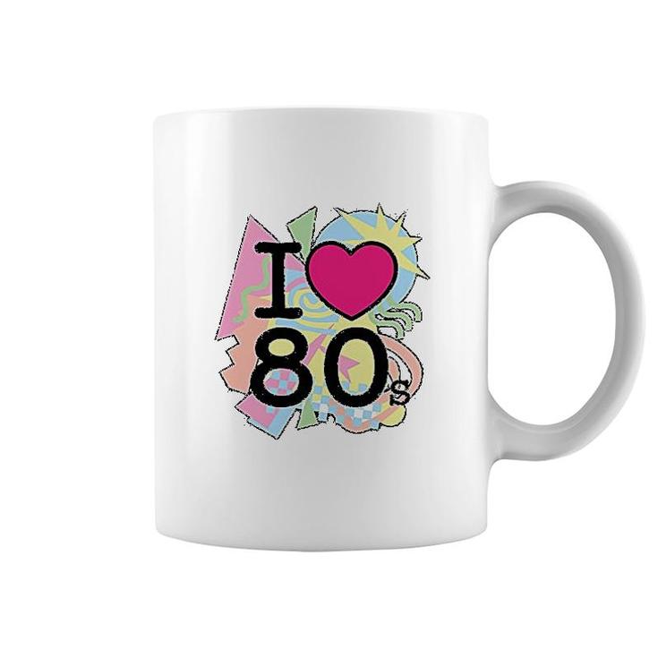 I Love 80s Old School Band Concert Coffee Mug