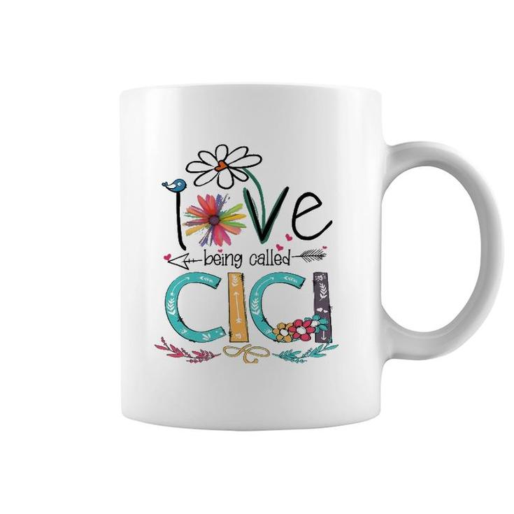 I Love Being Called Cici Sunflower Coffee Mug