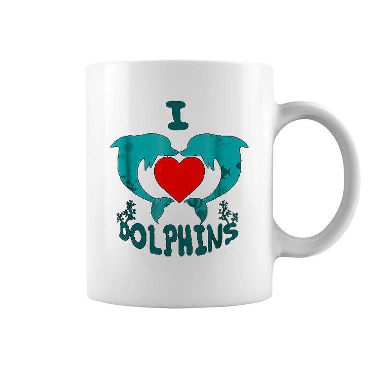 I Love Dolphin Coffee Mug