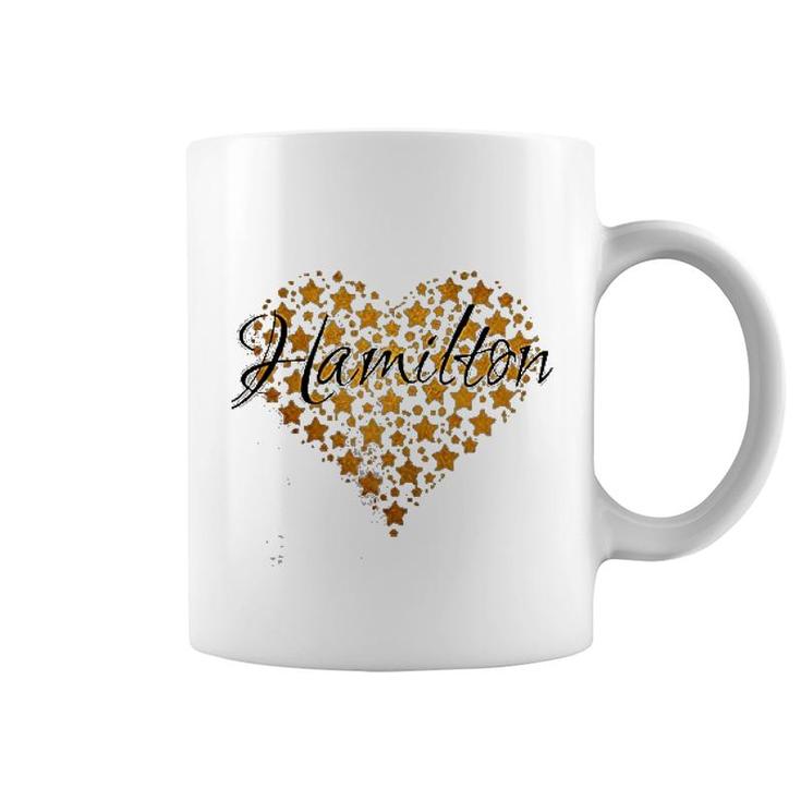 I Love Hamilton Heart Gift Coffee Mug