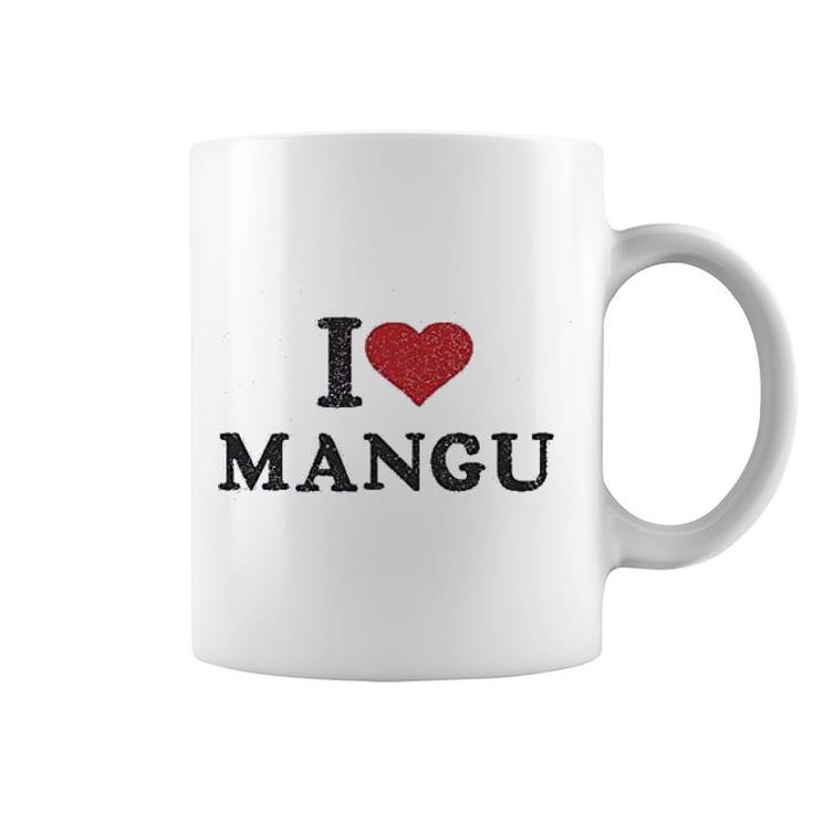 I Love Mangu Dominican Love Heart Coffee Mug