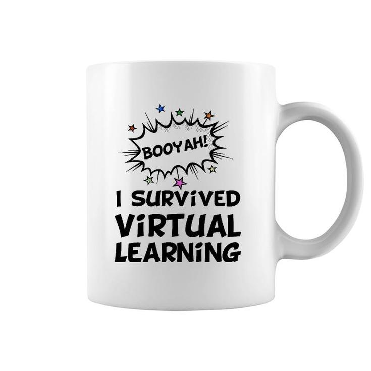 I Survived Virtual Learning End Of Year Remote Teacher Funny Coffee Mug