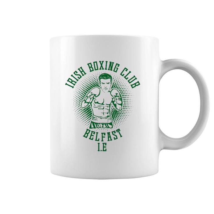 Irish Boxing Club Belfast Gifts For Men Dad Him Ireland Coffee Mug