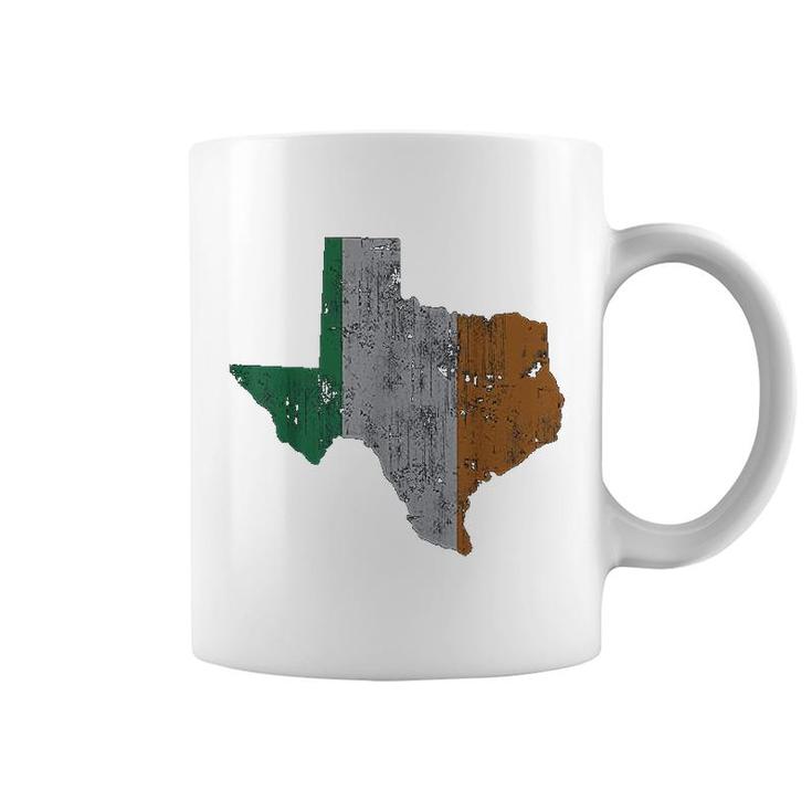 Irish Flag Texas State St Patricks Day Coffee Mug