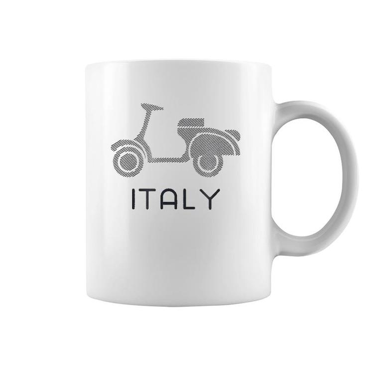 Italy  Scooter Moped Rome Italia Travel S Coffee Mug