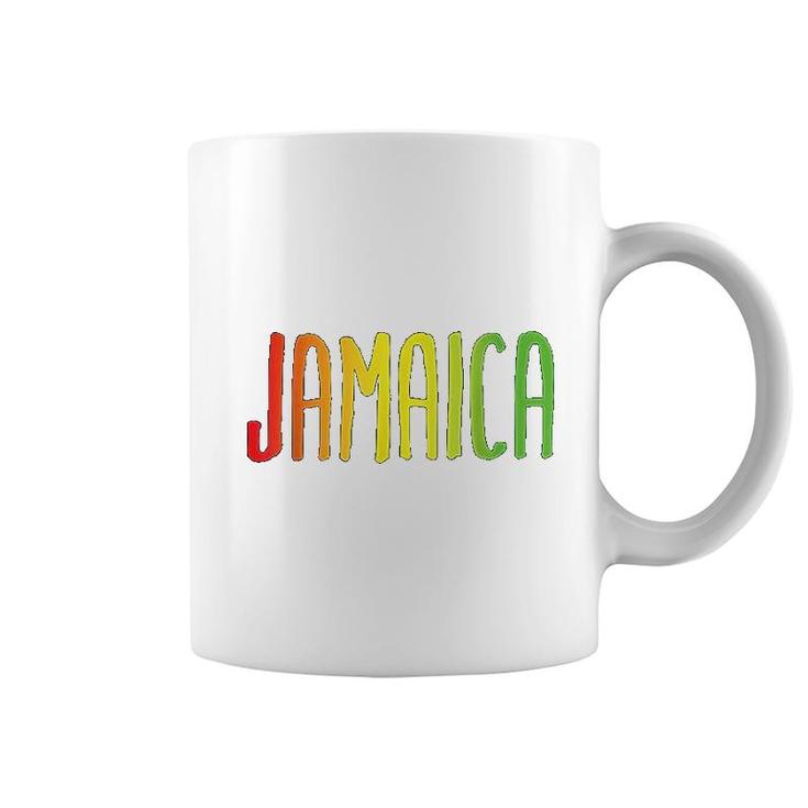Jamaica Love Peace Caribbean Coffee Mug
