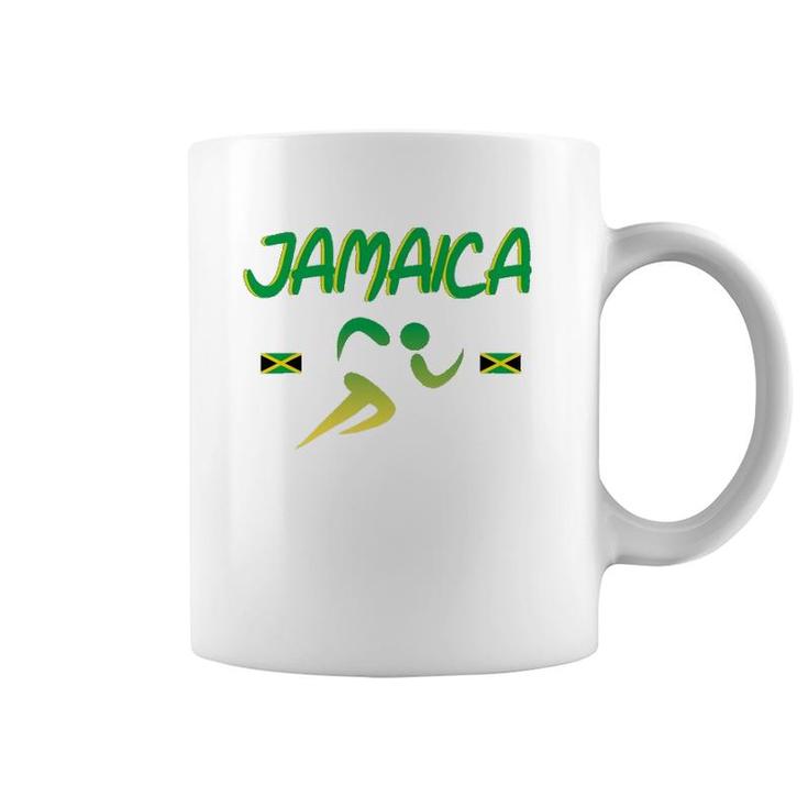 Jamaica Pride Track And Field Running Souvenir Coffee Mug