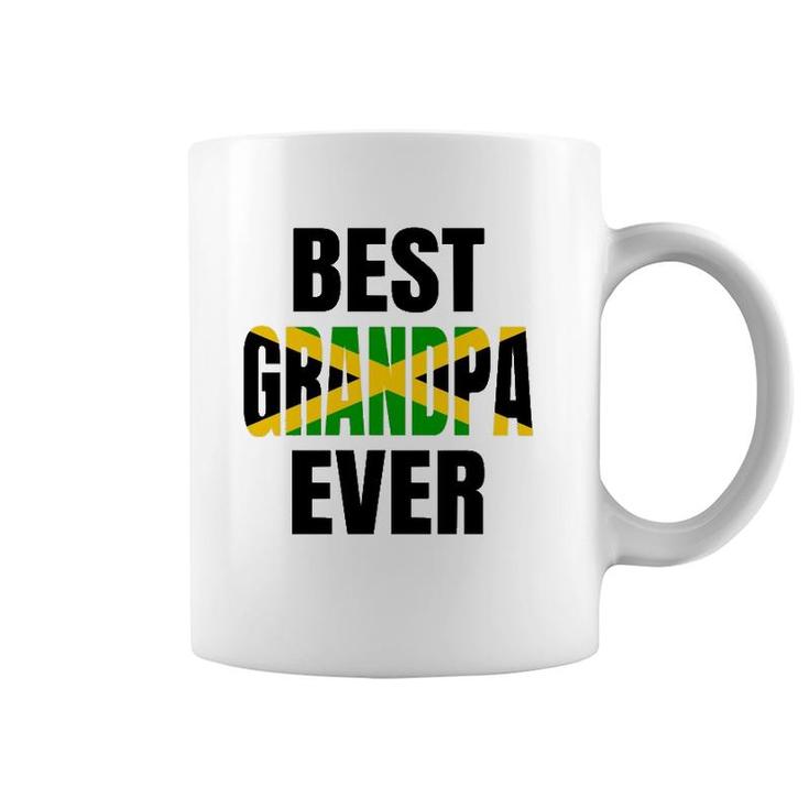 Jamaican Grandpa Dad Uncle Birthday Jamaica Flag Gift  Coffee Mug