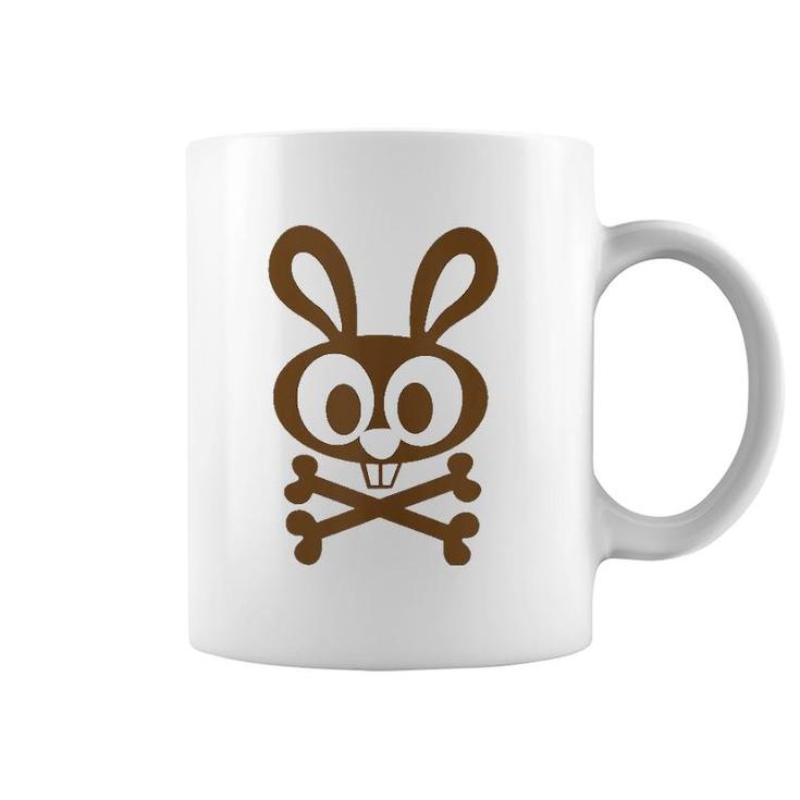 Kawaii Pshyco Sad Bunny Rabbit  Coffee Mug