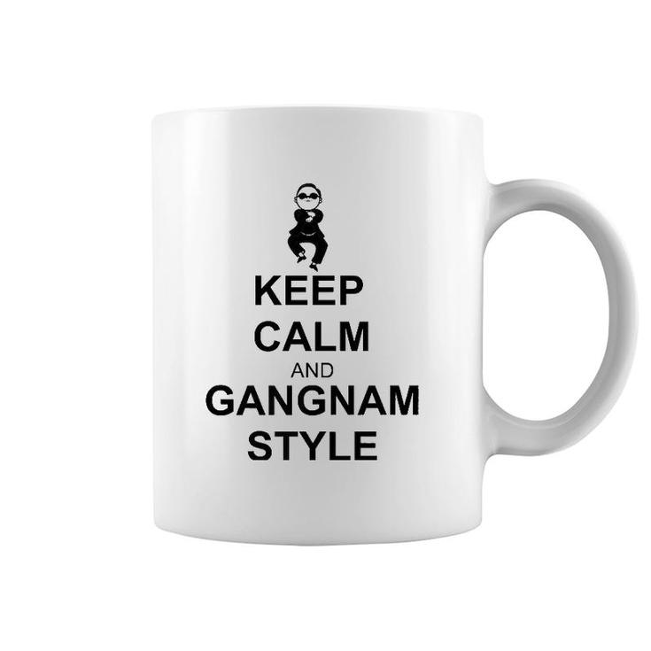 Keep Calm And Gangnam Style Premium Coffee Mug