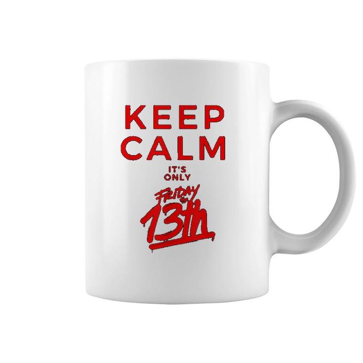 Keep Calm Friday The 13th Spooky Scary Coffee Mug