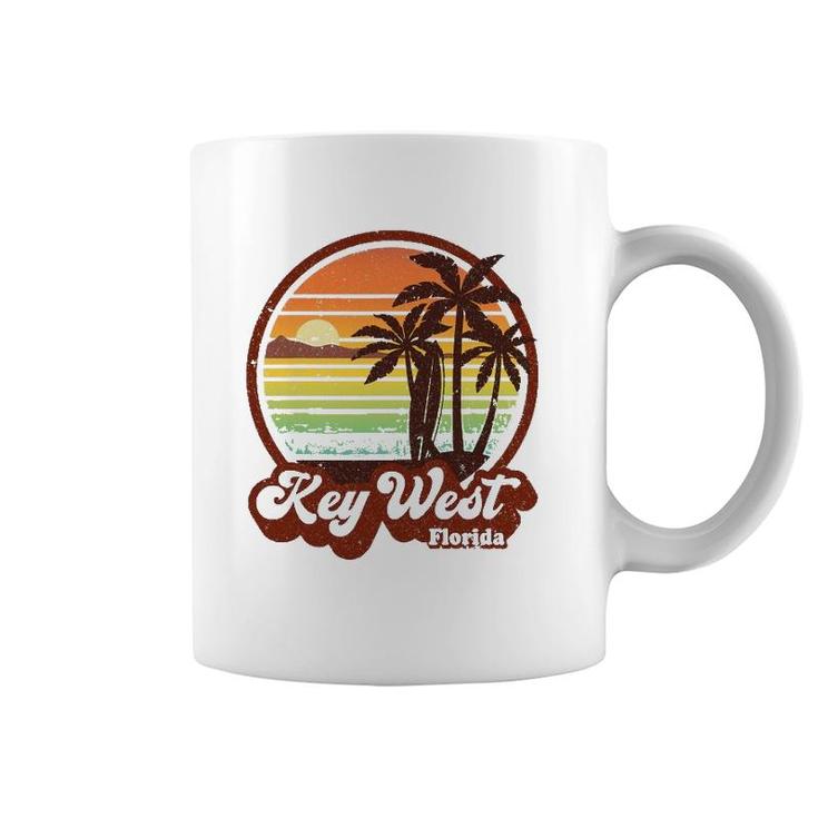 Key West Souvenirs Florida Vintage Surf Surfing Retro 70S Coffee Mug