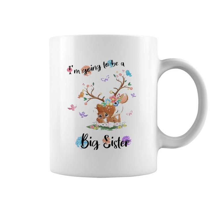 Kids I'm Going To Be A Big Sister 2022 Baby Announcing Pregnancy Coffee Mug